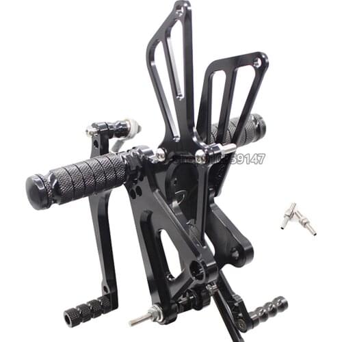 Motorcycle Adjustable Rearsets Foot Pegs Footrest for HONDA CBR250R 2010-2012 2011