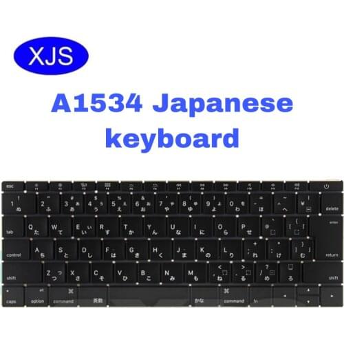 New Laptop A1534 Japanese Japan JP Keyboard for Macbook 12" A1534 Keyboard 2015 2016 2017 Year
