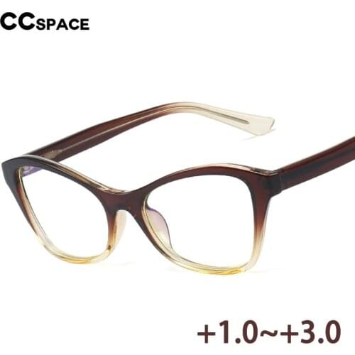 48215 Reading Glasses Anti-blue Light Cat Eye Men Women Hyperopia Prescription EyeglassesOptical Fashion Glasses