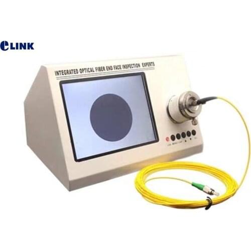 XY Axis Adjustable desk 400X Fiber optic Microscope/inegrated fiber end face detector for fiber patchcord/jumper