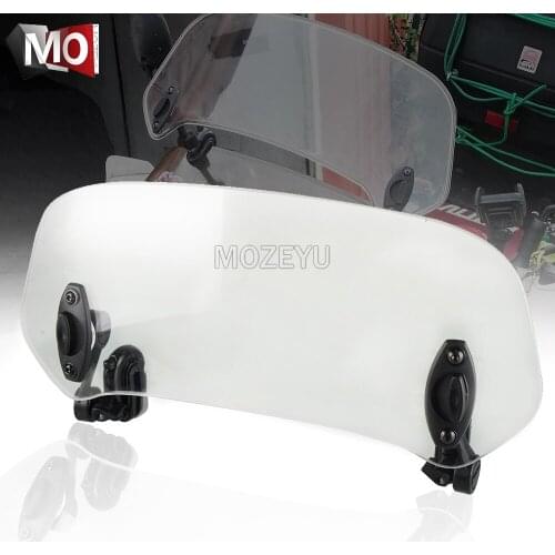 Motorcycle Windshield Extension Spoiler Windscreen Air Deflector For Honda PCX 125/150 RC51/RVT1000 SP1/SP2 Rebel CMX 250 RVF400