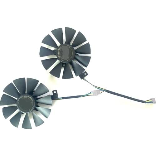 87MM T129215SU PLD09210S12HH 12V 4PIN GTX1060 GPU FAN For ASUS DUAL GeForce GTX1060-O6G P106-100 RX480 470 Graphic Cooling Fan