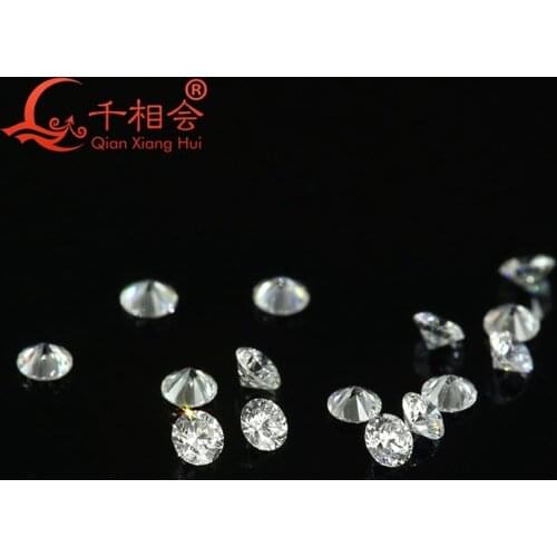 1.3-2.2mm 100% natural diamond round shape DF color VS clarity loose gemstone
