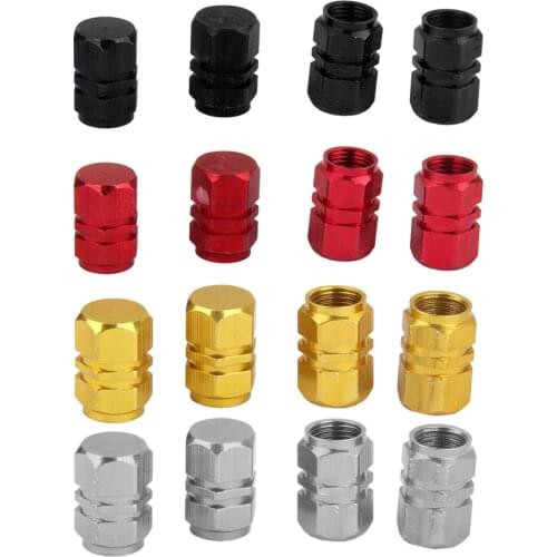 16pcs Aluminum Tire Wheel Rims Stem Air Valve Caps Tyre Cover for Car Truck