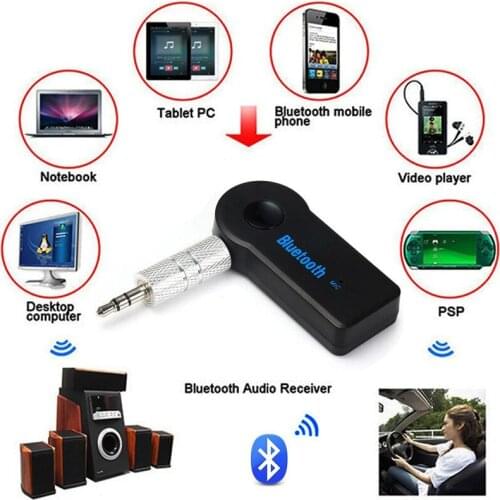 3.5mm Bluetooth Receiver 5.0 Car Bluetooth Audio Receiver Aux Port Household Wired Speaker Universal