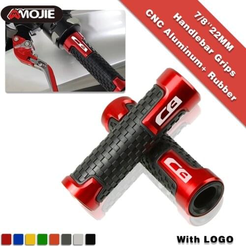 For HONDA hornet 250 600 900 CB400 CB599/CB600 Hornet CB600F 2007-2012 7/8'' 22MM CNC Motorcycle handle grips racing handlebar