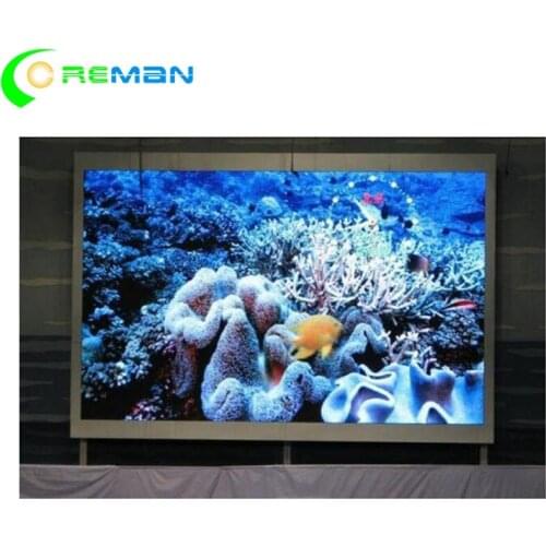 Fixed installation tiles cabinet full color 4X3 5X4 good price meanwell video wall screen P5 P4 P3
