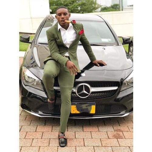 Handsome Groomsmen Notch Lapel Groom Tuxedos Wedding Dress Men Suits Blazer Prom Dinner (Jacket+Pants+Tie) K262