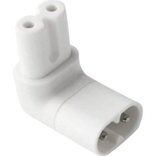 LBSC Figure 8 IEC 320 C7 to C8 90 Degree Up Down Angled Right Angle AC Adapter Extension