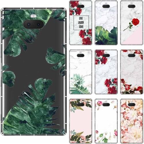 Roses soft TPU Case For Sony Xperia X XA XA1 XA2 XA3 XZ XZ1 XZ2 XZ3 XZ4 L1 L2 L3 Plus Compeact