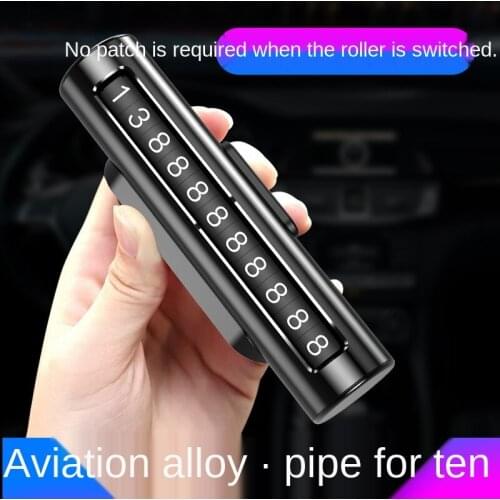 Phone Number In Car Parking License Plate Temporary Stop Sign Temporary Car Parking Card Phone Number Card Plate Hidden Switch