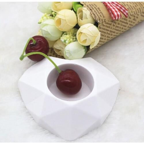 Wholesale/retail,free shipping,c954 Geometric diamonds love multi-flower pot Aromatherapy gypsum mold