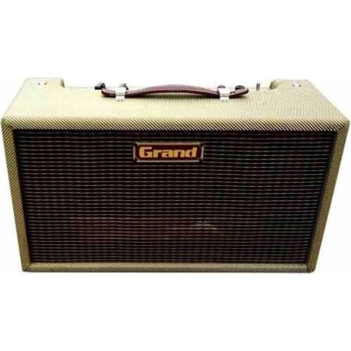 Custom Grand Amp Vintage Reissue Tube Reverb63 Tank Guitar Amplifier with Tweed Grill