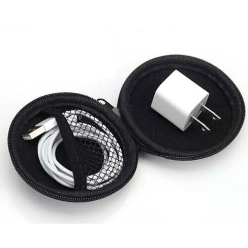 Portable Wireless Earphone Case Charging Cable Storage Carrying Hard Bag Box Case For Earphone Headphone Accessories Earbuds