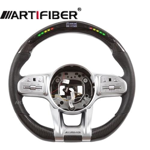 LED Display Steering Wheel for Mercedes Benz E53 CLS53 GT53 GLE53 C63 E63 GT63 S63 GLC63 G63 GLS63 GLE63 SL63