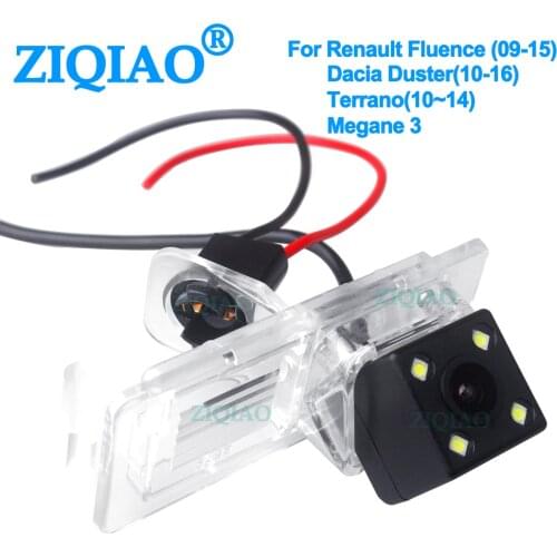 ZIQIAO for Renault Fluence 09-15 Dacia Duster 13-16 Megane 3 Terrano 10-14 Rear View Reverse Camera Parking System HS013