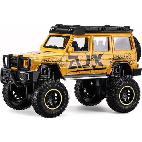 1:24 Kids Alloy Car Model Pull Back Diecast Car Off-Road Toy Simulation Model Sound Light Pull Back Toys Children GiftsTY0510
