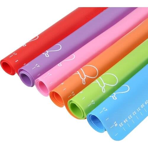1pc Silicone Sheet Non Stick Dough Fondant Baking Pastry Icing Rolling Mat Kitchen Gadgets Cooking Tools Accessories