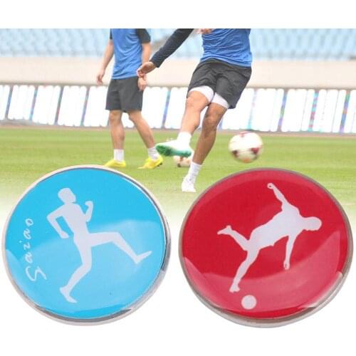 1Pc Sports Football Pattern Pick Edge Referee Side Toss Coin for Kids Adults Home Outdoor Pub Club Party Dating School match new