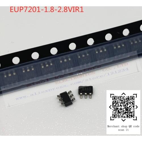 [10pcs] 100%New original: EUP7201-1.8/2.8VIR1 EUP7201-2.8/1.2VIR1 EUP7201-3.0/3.3VIR1 - Dual low noise LDO regulator