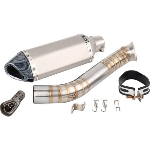 690 Motorcycle Exhaust Pipe Muffler And Link Pipe System For KTM Duke 690 2012 - 2018 2019 DUKE 690 Escape Slip on 690