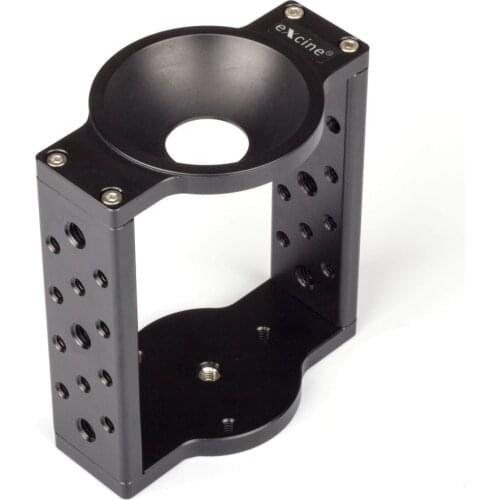 75mm Half Ball Flat to Bowl Type Adaptor Converter Riser fr Camera Time Elapse Slider Track Dolly Crane Tripod Fluid Head Ball