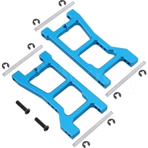 Aluminum Rear Suspension Arms Left / Right for Huan Qi HQ 1/16 731 732 733 734 RC Off Road Buggy Monster Truck Rally Metal Parts