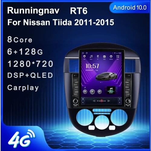 9.7" Android 10.1 For Nissan Tiida 2011-2015 Tesla Type Car Radio Multimedia Video Player Navigation GPS RDS no dvd