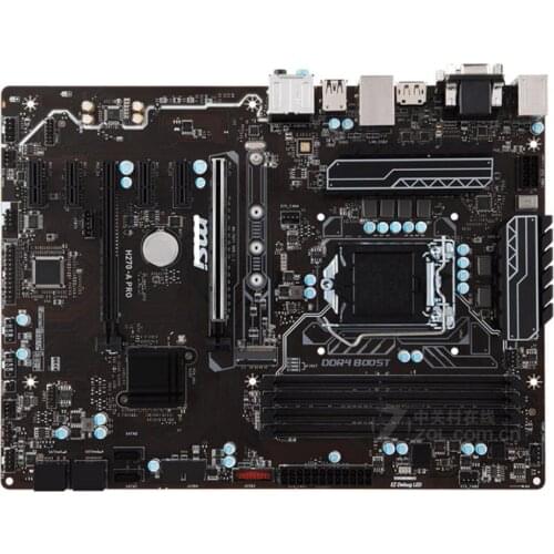 Used Motherboard mining For MSI H270-A PRO LGA 1151 DDR4 For Intel H270 H270M Desktop Mainboard SATA III USB3.0 PCI-E X16 3.0