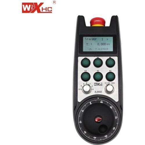 Both Estop and LCD display function wireless Electronic handwheel cnc wireless pendant
