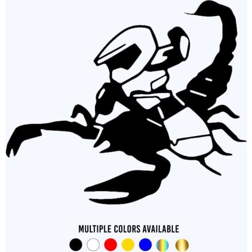 CK20383#Scorpion Die-Cut Vinyl Decal Car Sticker Waterproof Auto Decors on Car Body Bumper Rear Window