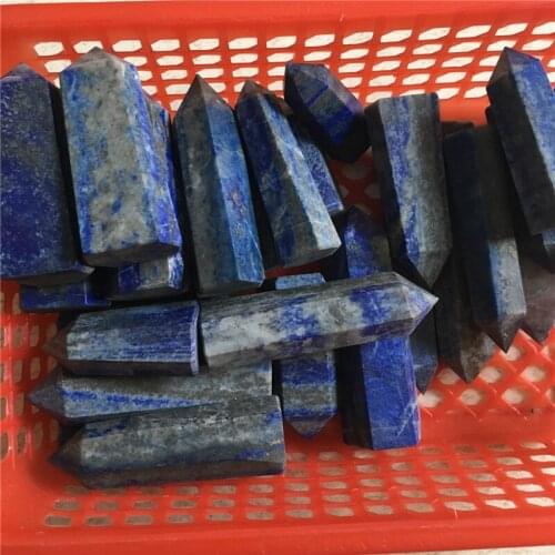 1KG chakra stone big size natural lapis lazuli wand point healing crystals spirituality mineral for home decoration wholesale