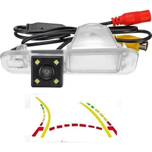 600L CCD Dynamic Trajectory Tracks Rear View Reverse Camera for KIA Rio 3 UB Sedan 2008-2017 K2 RIO 2007-2016
