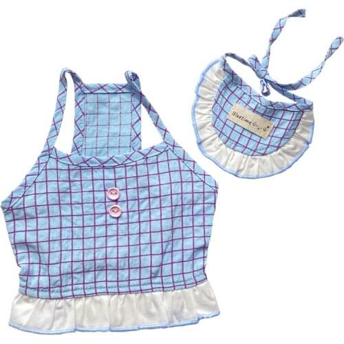 Short Type Dog Skirt Summer Cat Puppy Dress Chihuahua Yorkshire Pomeranian Clothes Shih Tzu Poodle Schnauzer Pet Clothing Outfit