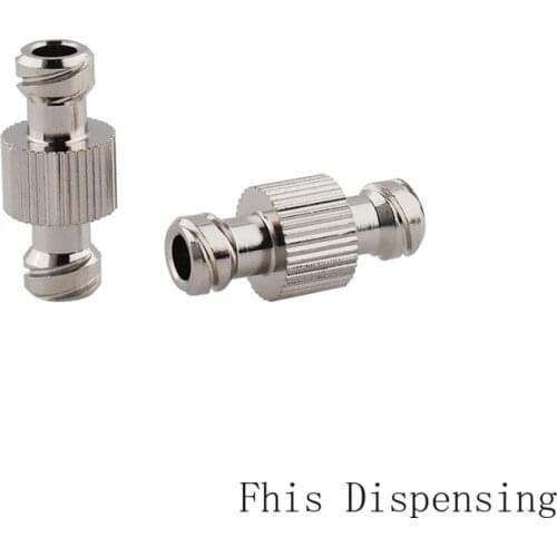 Metal Double Joints or Connector for Luer Lock Syringe