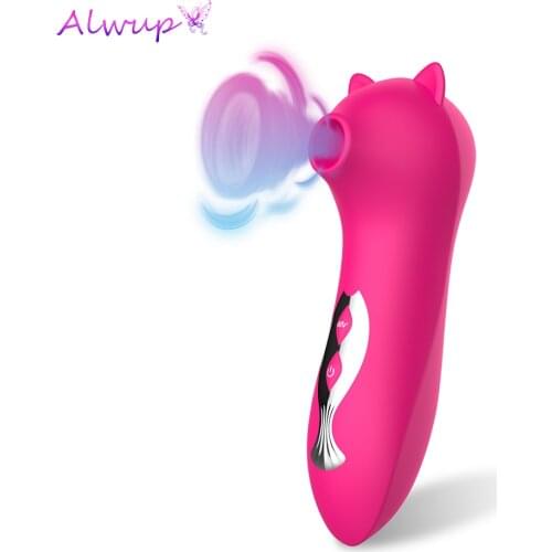 Fast Delivery Nipple Sucker Sucking Clit Powerful Vibrator Suck and Lick Clitoral Stimulator Sex Toys For Women Accesories Shop
