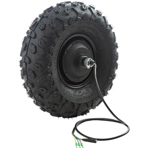 14.5" Electric Wheelbarrow Gear Motor 24V 36V 48V 250W 350W 500W All Terrain Electric Wheelbarrow kit Fat Off road Rough Tyre