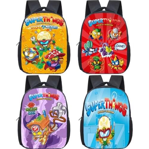 Cartoon Super Zings Backpack Children Kindergarten Bags Super Things School bag Toddler Rucksack Boys Girls Mini Bookbag Mochila