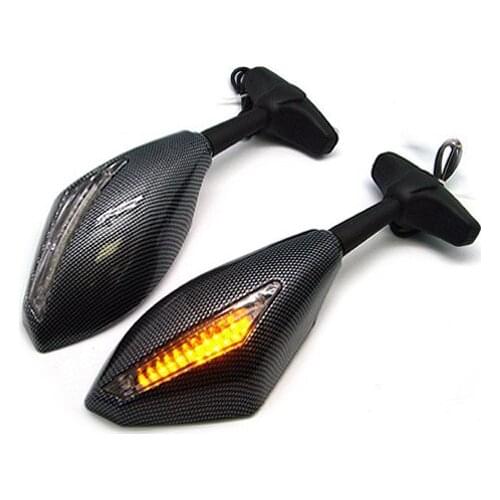 Brand new Clear Smoke swing freely modified mirror LED Turn signals intergrated mirrors For CBR900/929/954 CBR900RR 1993-2004