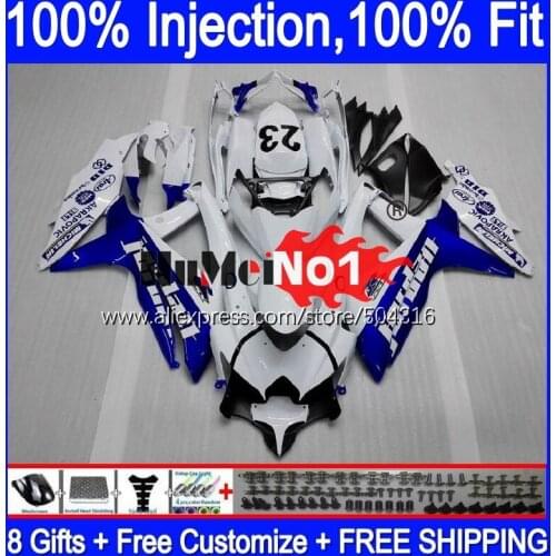 OEM For SUZUKI GSXR-750 GSXR 600 750 GSXR600 GSX-R750 Blue White 17MC.59 GSXR-600 K8 GSXR750 2008 2009 2010 08 09 10 Fairings