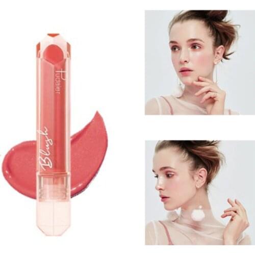 Peach Blush Liquide Creme Stick Fard A Joues Coloretes Rubor Schminke Contouring Maquillaje Lip And Cheek Tint Róż Do Policzków