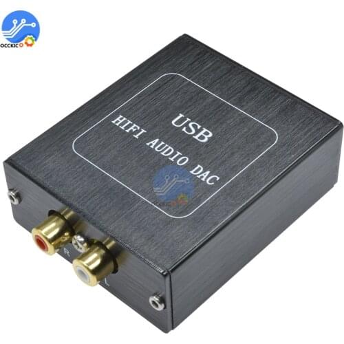 SA9227/PCM5102A Audio Decoder DAC Board 32BIT 384KHZ HIFI Asynchronous Speaker Decoder Board DC 5V with Case for Mac OS Windows