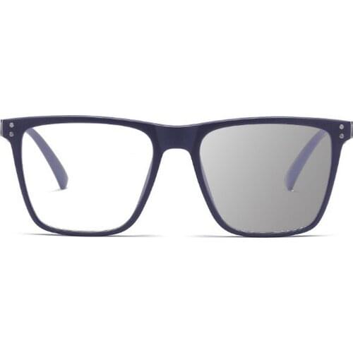 MINCL Sunglasse Photochromic Finished Myopia Glasses Women Men Retro blue Eye Glasses Men Women Ultra Light Myopia Eyeglasses NX