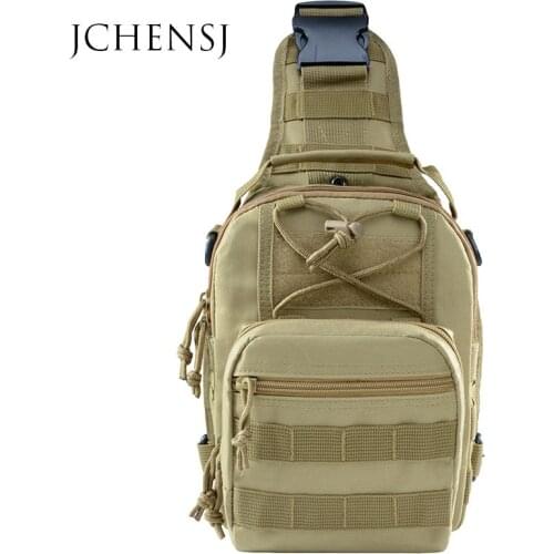 JCHENSJ Mens Tactic Mens Shoulder Bag Camouflage Outdoor Sports Multifunction Male Chest Bag Tactical Crossbody Bags For Men