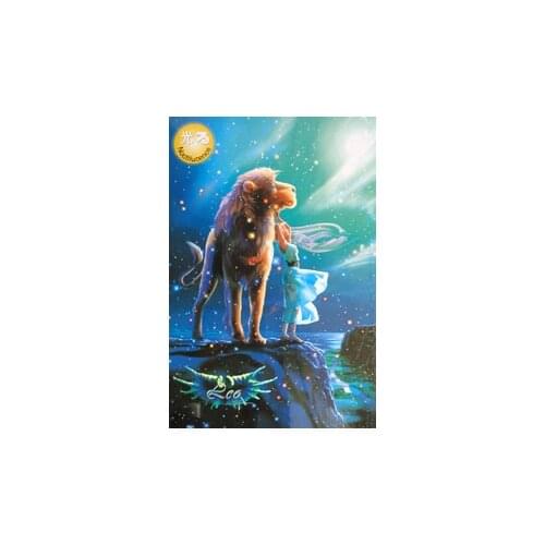 Thick Jigsaw Puzzle 1000 pieces Leo Puzzle luminous constellation Leo practical birthday gift free shipping