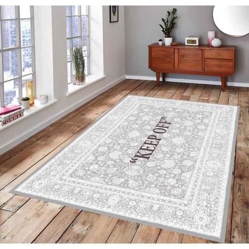 KEEP OFF 1 Classic Patterned Carpet , Fan Carpet Non Slip Floor Carpet,Teens Carpet,Area Rug