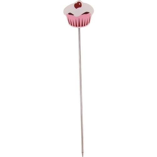 1pc Cake Tester Biscuit Needles Baking Tools Stainless Steel Cake Test Needle Biscuit Stirring Pin for Cake Muffin Bread Testing