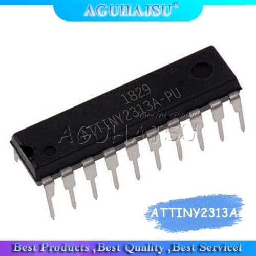 2PCS ATTINY2313A-PU ATTINY2313 ATTINY 2313 DIP20 8-bit microcontroller programmable flash