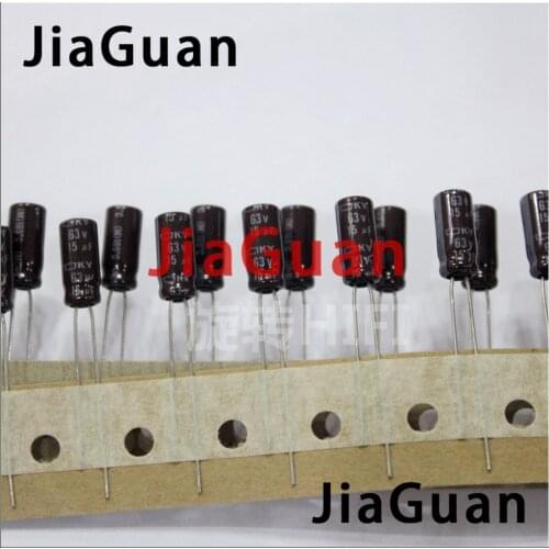 50pcs NEW CHEMI-CON NIPPON KY 63V15UF 5x11MM 15UF/63V electrolytic Capacitor 15UF 63V NCC ky 63V 15UF