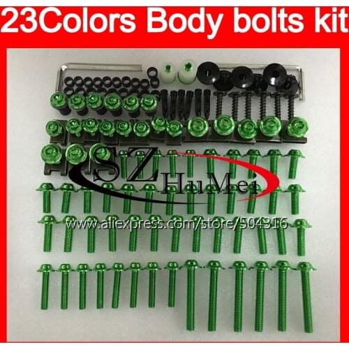 Fairing bolts full screw kit For KAWASAKI NINJA ZXR400 89 90 ZX-R400 89-90 ZXR-400 ZXR 400 1989 1990 Windscreen bolt screws Nuts